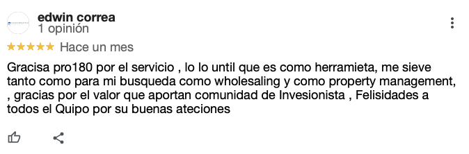 Usuario PRO180
