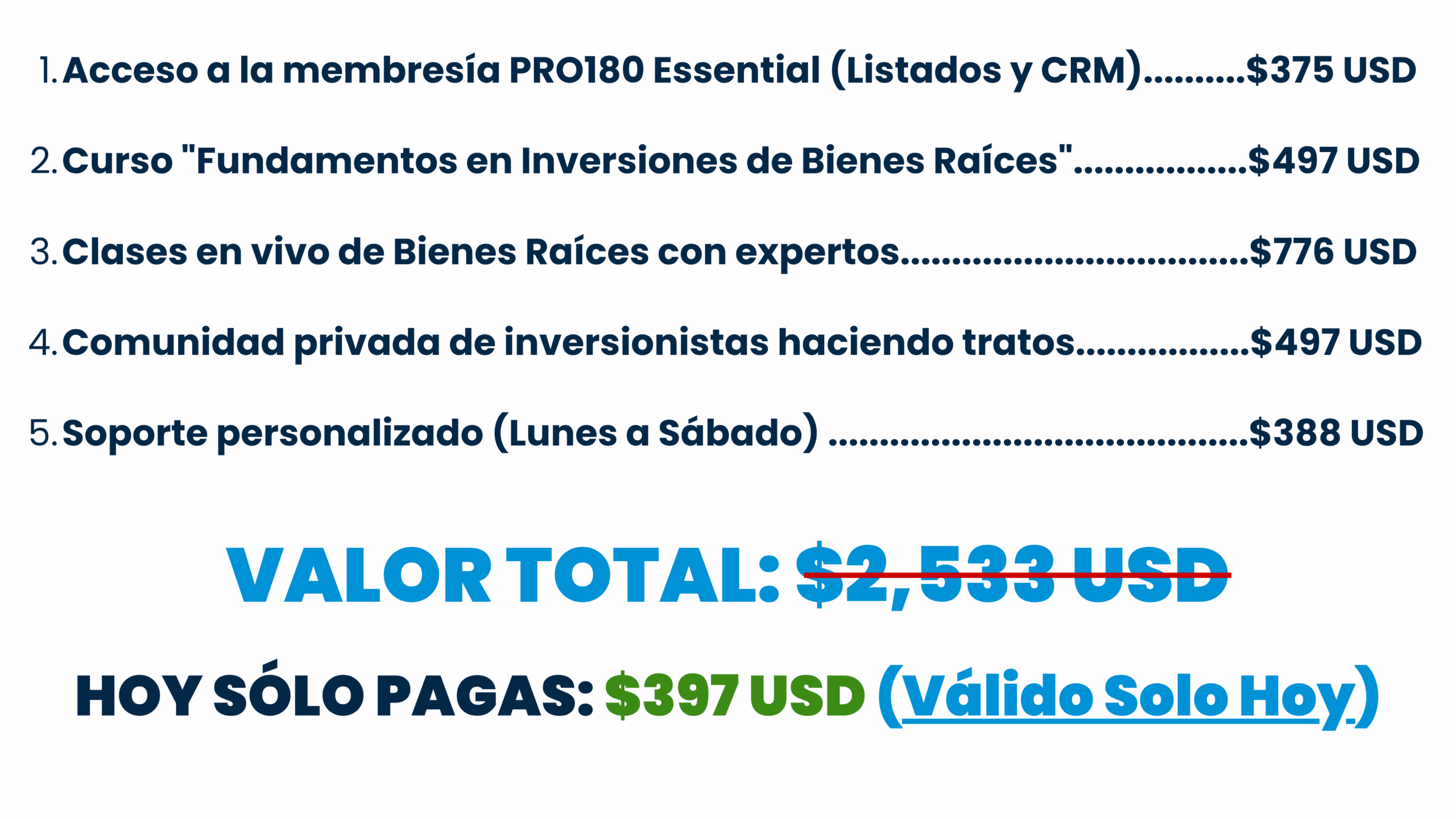 SOLO POR HOY